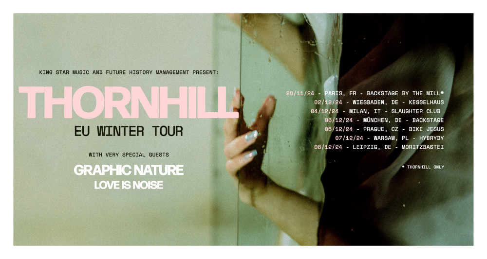 Auf dem Bild sieht man das Thornhil Eu Winter Tour Plakat